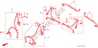VEILIGHEIDSGORDEL voor Honda PRELUDE 2.0EX 4WS 2 deuren 4-traps automatische versnellingsbak 1991