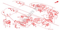 VERWARMING KANAAL voor Honda PRELUDE 2.0EX 4WS 2 deuren 4-traps automatische versnellingsbak 1991