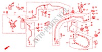 AIRCONDITIONER (SLANGEN/PIJPEN)(LH) voor Honda LEGEND COUPE V6 2 deuren 4-traps automatische versnellingsbak 1990