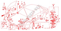 BEDRADINGSBUNDEL(1) voor Honda LEGEND COUPE V6 2.7I 2 deuren 4-traps automatische versnellingsbak 1990