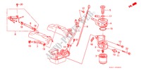 OLIEKOELER/OLIEFILTER voor Honda LEGEND COUPE V6 2.7I 2 deuren 5-versnellings handgeschakelde versnellingsbak 1990