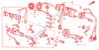 SCHAKELAAR(2) voor Honda LEGEND COUPE V6 2 deuren 4-traps automatische versnellingsbak 1990