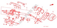 STUURKOLOM(RH) voor Honda LEGEND COUPE V6 2.7I 2 deuren 5-versnellings handgeschakelde versnellingsbak 1988