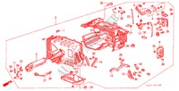 VERWARMINGSEENHEID voor Honda LEGEND COUPE V6 2.7I 2 deuren 4-traps automatische versnellingsbak 1988