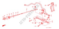 VOOR ONDER ARM/ VOOR STABILISATOR voor Honda LEGEND COUPE V6 2.7I 2 deuren 4-traps automatische versnellingsbak 1988