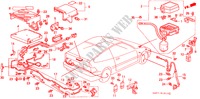 BEDIENINGSEENNEID(ABS) voor Honda CIVIC CRX 1.6I-16 3 deuren 5-versnellings handgeschakelde versnellingsbak 1991