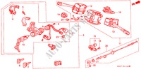 COMBINATIESCHAKELAAR voor Honda CIVIC CRX 1.6I-16 3 deuren 5-versnellings handgeschakelde versnellingsbak 1989