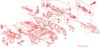 INLAAT SPRUITSTUK(PGM FI) (VTEC) voor Honda CIVIC CRX 1.6I-VT 3 deuren 5-versnellings handgeschakelde versnellingsbak 1991