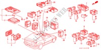 INTERIEUR VERLICHTING/SCHAKELAAR voor Honda CIVIC CRX 1.6I-VT 3 deuren 5-versnellings handgeschakelde versnellingsbak 1990