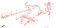 VOOR STABILISATOR/ VOOR ONDER ARM(2) voor Honda CIVIC CRX 1.6I-VT 3 deuren 5-versnellings handgeschakelde versnellingsbak 1991