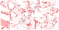 AIRCONDITIONER (SLANGEN/PIJPEN)(RH)('89 ) voor Honda CIVIC GL 3 deuren 4-traps automatische versnellingsbak 1991
