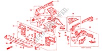 CHASSIS STRUKTUUR voor Honda CIVIC 1.6I 3 deuren 5-versnellings handgeschakelde versnellingsbak 1991