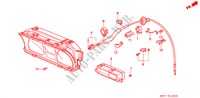 COMBINATIEMETER voor Honda CIVIC 1.6I 3 deuren 5-versnellings handgeschakelde versnellingsbak 1991