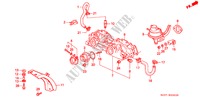 INLAAT SPRUITSTUK(3) voor Honda CIVIC GL 3 deuren 4-traps automatische versnellingsbak 1991