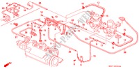 INSTALLATIEPIJP/SLANGEN(3) voor Honda CIVIC GL 3 deuren 4-traps automatische versnellingsbak 1991