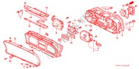 SNELHEIDSMETER COMPONENT (DENSO) voor Honda CIVIC 1.6I 3 deuren 5-versnellings handgeschakelde versnellingsbak 1988