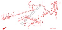 VOOR STABILISATOR/ VOOR ONDER ARM(2) voor Honda CIVIC 1.6I-VT 3 deuren 5-versnellings handgeschakelde versnellingsbak 1990