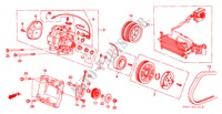 AIRCONDITIONER (COMPRESSOR) voor Honda CIVIC 1.6I-4WD 4 deuren 5-versnellings handgeschakelde versnellingsbak 1991