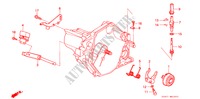 KOPPELING TERUGKEER voor Honda CIVIC 1.6I 4 deuren 5-versnellings handgeschakelde versnellingsbak 1991