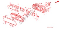 SNELHEIDSMETER COMPONENT (DENSO) voor Honda CIVIC GL 1500 4 deuren 5-versnellings handgeschakelde versnellingsbak 1988