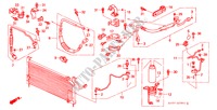 AIRCONDITIONER (SLANGEN/PIJPEN)(2) voor Honda CIVIC SHUTTLE 1.6I-4WD 5 deuren 5-versnellings handgeschakelde versnellingsbak 1990