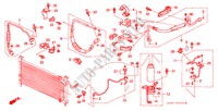 AIRCONDITIONER (SLANGEN/PIJPEN)(4) voor Honda CIVIC SHUTTLE GL 5 deuren 4-traps automatische versnellingsbak 1991