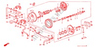 HOOFDSPANNING(1) voor Honda CIVIC SHUTTLE GL 5 deuren 4-traps automatische versnellingsbak 1990