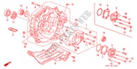 KOPPELING BEHUIZING/ OVERDRAAG AFDEKKING(4WD) voor Honda CIVIC SHUTTLE 1.6I-4WD 5 deuren 5-versnellings handgeschakelde versnellingsbak 1991