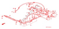 P.S. LEIDING(2) voor Honda CIVIC SHUTTLE GL 5 deuren 4-traps automatische versnellingsbak 1990
