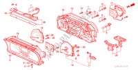 SNELHEIDSMETER COMPONENT (NS) voor Honda CIVIC SHUTTLE GL 5 deuren 5-versnellings handgeschakelde versnellingsbak 1988