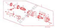 STARTMOTOR(DENSO)(1) voor Honda CIVIC SHUTTLE GL 5 deuren 4-traps automatische versnellingsbak 1990