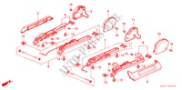 V. ZITTING COMPONENTEN(1) voor Honda CIVIC SHUTTLE 1.6I-4WD 5 deuren 5-versnellings handgeschakelde versnellingsbak 1989