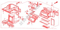 VERWARMINGSEENHEID voor Honda CIVIC SHUTTLE GL 5 deuren 4-traps automatische versnellingsbak 1988