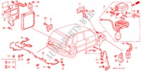 ABS EENHEID voor Honda CIVIC SHUTTLE BEAGLE 5 deuren 4-traps automatische versnellingsbak 1995