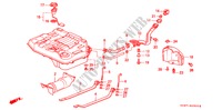 BRANDSTOF TANK voor Honda CIVIC SHUTTLE 1.6I-4WD 5 deuren 4-traps automatische versnellingsbak 1995