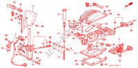 KEUZEHENDEL voor Honda CIVIC SHUTTLE 1.6I-4WD 5 deuren 4-traps automatische versnellingsbak 1995