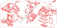 VERWARMINGSEENHEID voor Honda CIVIC SHUTTLE 1.6I-4WD 5 deuren 4-traps automatische versnellingsbak 1993