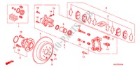 ACHTER REM voor Honda ODYSSEY EXI 5 deuren 5-traps automatische versnellingsbak 2005