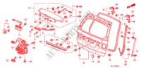 ACHTERKLEP(SPANNING) voor Honda ODYSSEY EXL 5 deuren 5-traps automatische versnellingsbak 2010