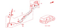 ANTENNE voor Honda ODYSSEY EXL 5 deuren 5-traps automatische versnellingsbak 2005