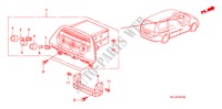 AUDIO UNIT voor Honda ODYSSEY EXI 5 deuren 5-traps automatische versnellingsbak 2007