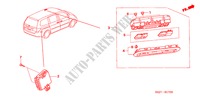 AUTO AIR CONDITIONERCONTROL(ACHTER) voor Honda ODYSSEY EXI 5 deuren 5-traps automatische versnellingsbak 2007