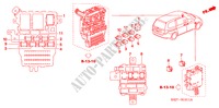 BEDIENINGSEENNEID(CABINE)(2) voor Honda ODYSSEY EXL 5 deuren 5-traps automatische versnellingsbak 2009
