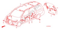 BEDRADINGSBUNDEL(1) voor Honda ODYSSEY EXL 5 deuren 5-traps automatische versnellingsbak 2007