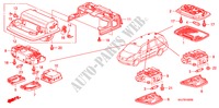 INTERIEUR VERLICHTING voor Honda ODYSSEY EXL 5 deuren 5-traps automatische versnellingsbak 2005