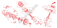 KRUKAS/ZUIGER voor Honda ODYSSEY EXL 5 deuren 5-traps automatische versnellingsbak 2010