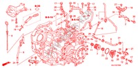 OLIEPEILMETER/ATF PIJP( '06) voor Honda ODYSSEY EXI 5 deuren 5-traps automatische versnellingsbak 2005