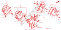 ONTSTEKINGSRIEM AFDEKKING voor Honda ODYSSEY EXL 5 deuren 5-traps automatische versnellingsbak 2009
