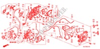 SCHUIFDEUR SLOTEN/BUITEN HENDEL voor Honda ODYSSEY EXI 5 deuren 5-traps automatische versnellingsbak 2008