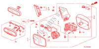 SPIEGEL voor Honda ODYSSEY EXL 5 deuren 5-traps automatische versnellingsbak 2010